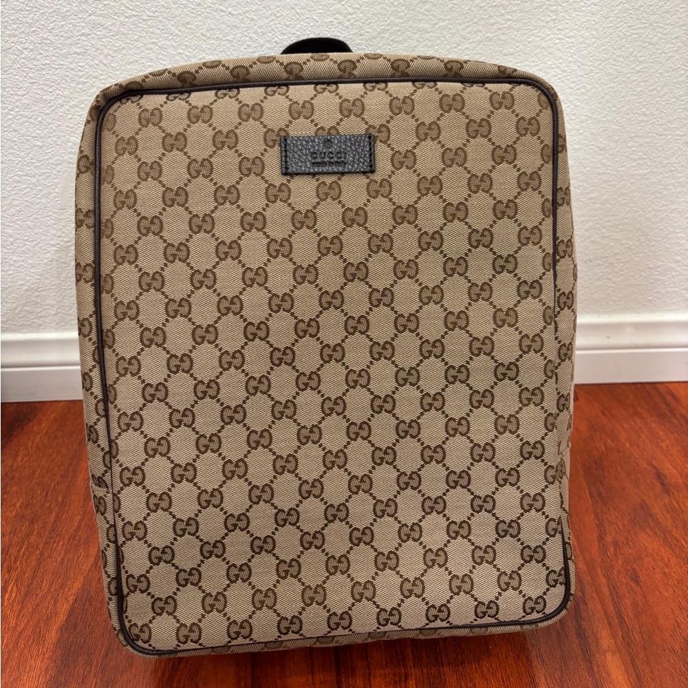 (GUCCI) Canvas Rucksack Backpack